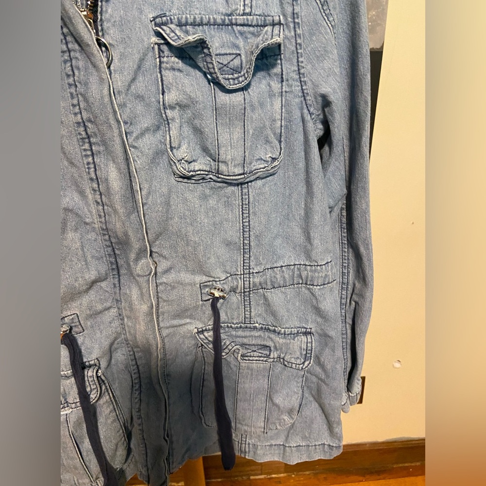 Chambray cotton denim jacket - Picture 8 of 8